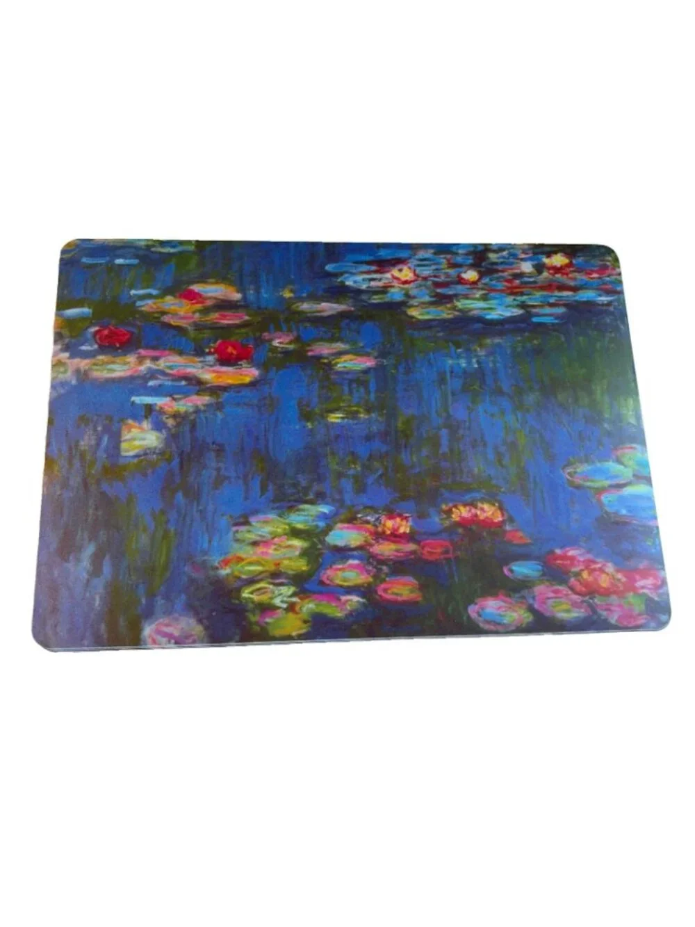 Claude Monet Nymphea Placemats Lot Of 8 Watercolor Waterlilies Vinyl Cartexpo